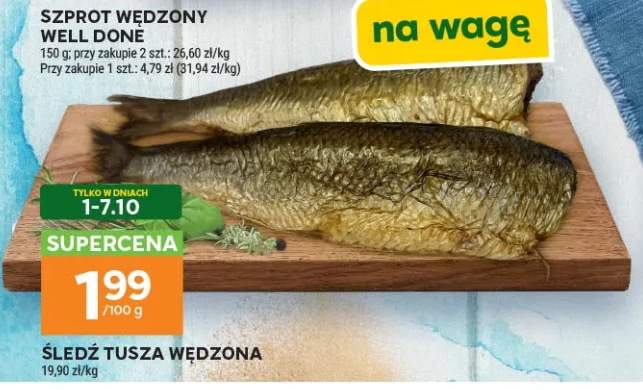 Śledź tusza wędzona