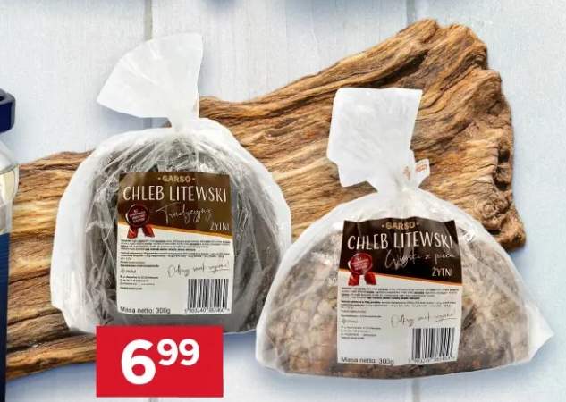 Chleb litewski tradycyjny Garso +1 wariant