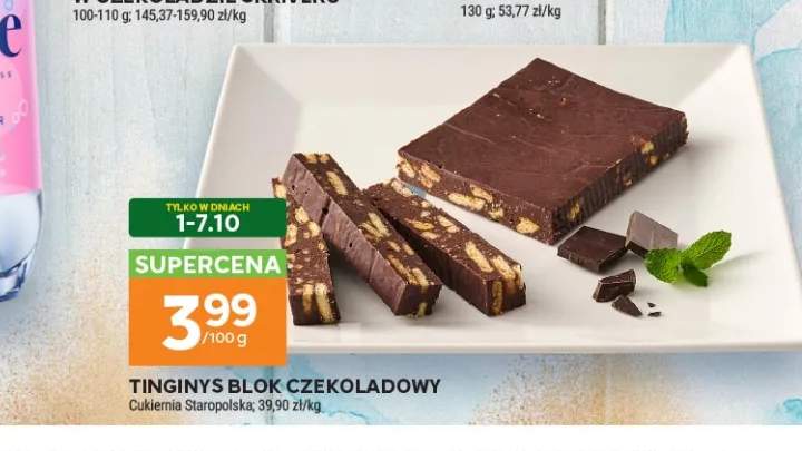 Tinginys blok czekoladowy Cukiernia Staropolska