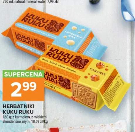 Herbatniki Kuku Ruku z karmelem +1 wariant