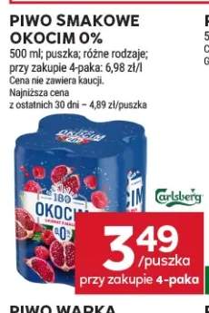 Piwo bezalkoholowe smakowe Okocim