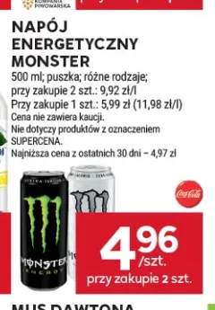 Napój energetyczny Monster