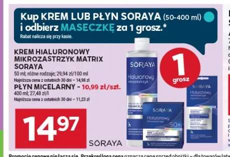 Płyn micelarny Soraya +1 wariant