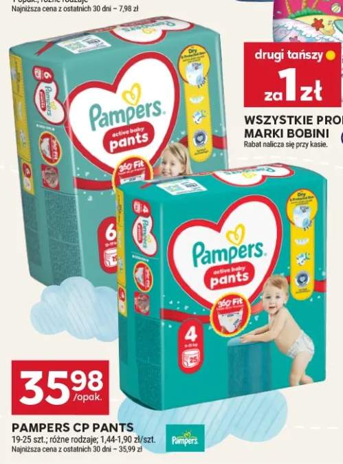 Pieluchomajtki Pampers CP Pants