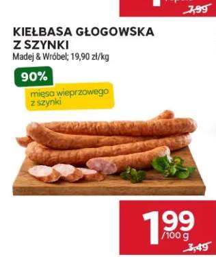 Kiełbasa głogowska z szynki Madej & Wróbel