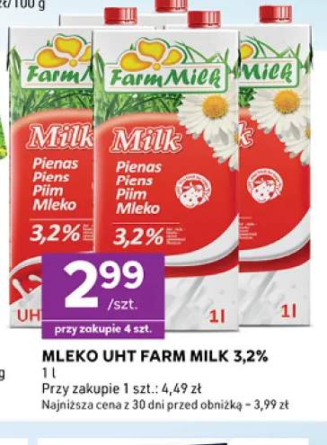 Mleko UHT Farm Milk 3,2%