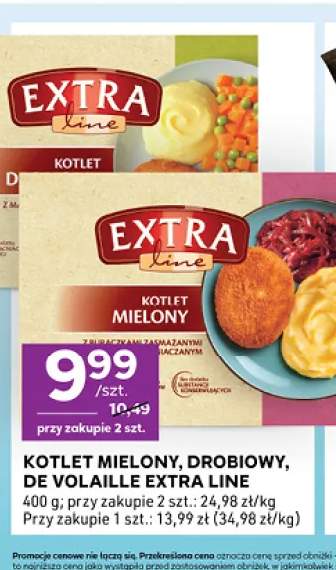 Kotlet drobiowy Extra Line +2 warianty