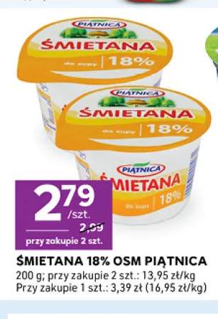 Śmietana OSM Piątnica 18%