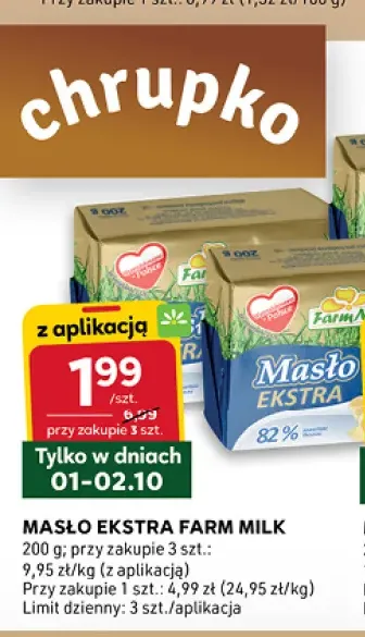 Masło ekstra Farm Milk