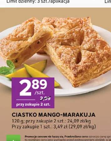 Ciastko mango-marakuja