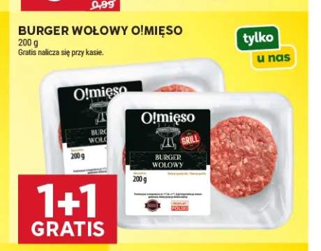 Burger wołowy O!mięso