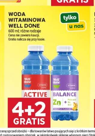Woda witaminowa Active Well Done +1 wariant