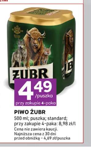 Piwo Żubr standard