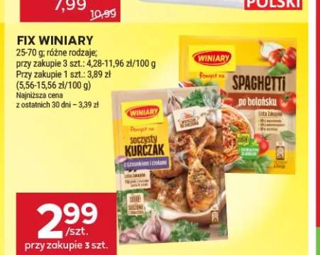 Fix Pomysł na soczysty kurczak z czosnkiem i ziołami Winiary +1 wariant