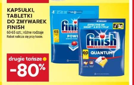 Kapsułki tabletki do zmywarek Finish
