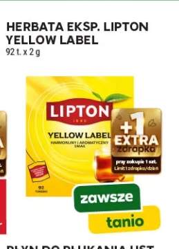 Herbata ekspresowa Lipton Yellow Label