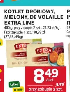 Kotlet drobiowy Extra Line +2 warianty