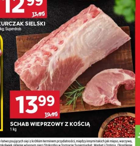 Schab wieprzowy z kością