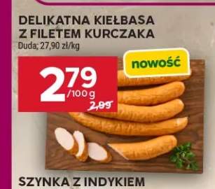 Delikatna kiełbasa z filetem kurczaka Duda