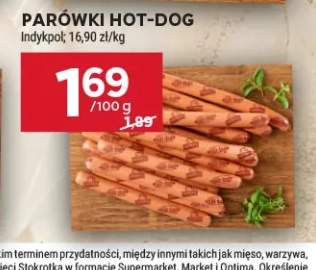 Parówki hot-dog Indykpol