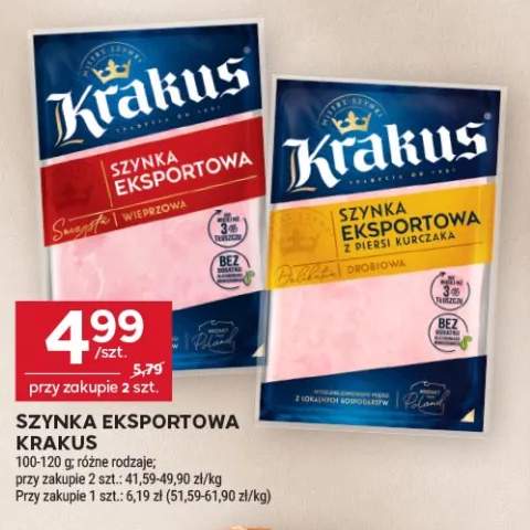 Szynka eksportowa wieprzowa Krakus +1 wariant