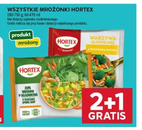 Mrożonki Hortex +2 warianty