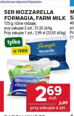 Ser mozzarella Formagia +1 wariant
