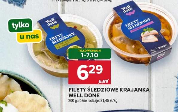 Filety śledziowe krajanka Well Done
