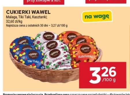 Cukierki Malaga Wawel +2 warianty