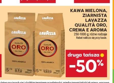 Kawa mielona i ziarnista Lavazza Qualità Oro, Crema e Aroma