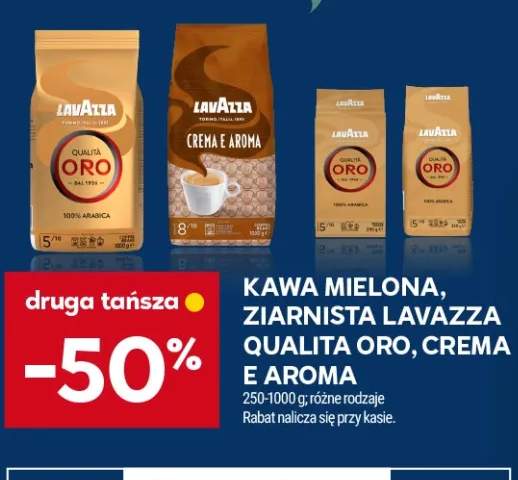 Kawa mielona ziarnista Lavazza Qualita Oro +1 wariant