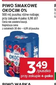 Piwo bezalkoholowe smakowe Okocim