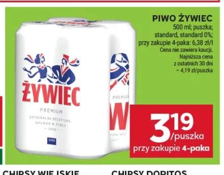 Piwo Żywiec +1 wariant