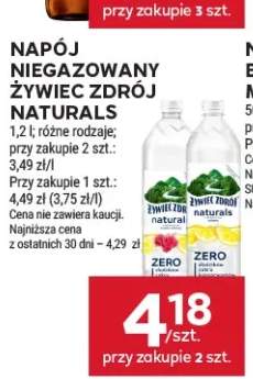 Napój niegazowany Żywiec Zdrój Naturals