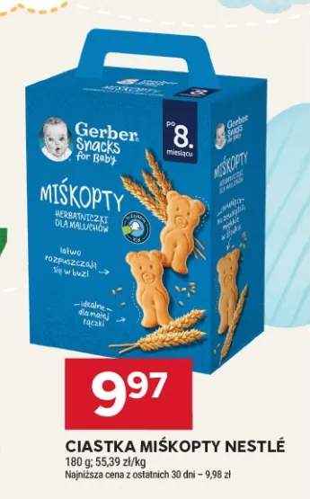 Ciastka Miśkopty Gerber