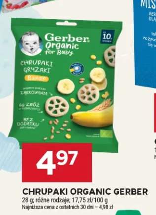 Chrupaki gryzaki Gerber Organic Banan