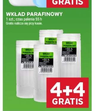 Wkład parafinowy czas palenia 55h
