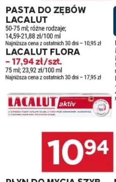 Pasta do zębów Lacalut +1 wariant