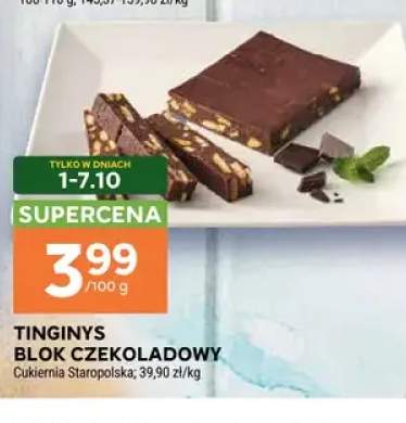 Tinginys blok czekoladowy Cukiernia Staropolska