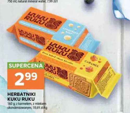 Herbatniki Kuku Ruku z karmelem +1 wariant