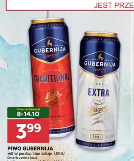 Piwo Gubernija Strong Traditional +1 wariant