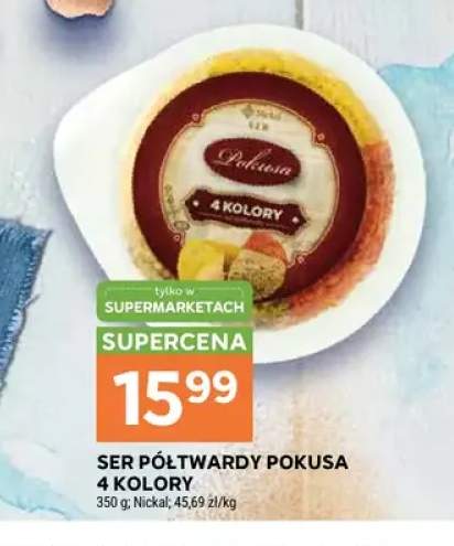Ser półtwardy Pokusa 4 kolory