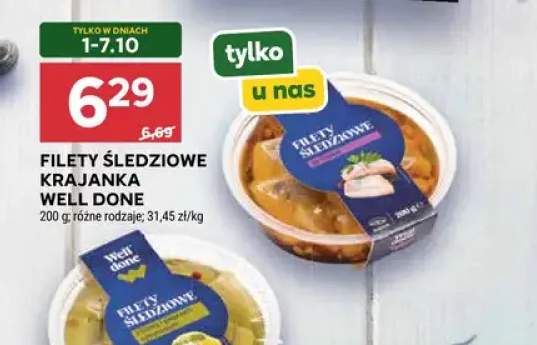 Filety śledziowe krajanka Well Done