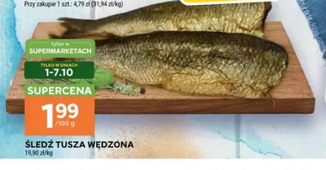 Śledź tusza wędzona