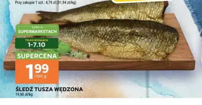 Śledź tusza wędzona