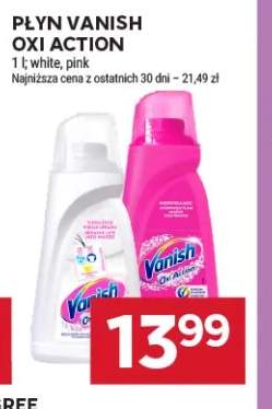 Płyn Vanish Oxi Action white +1 wariant