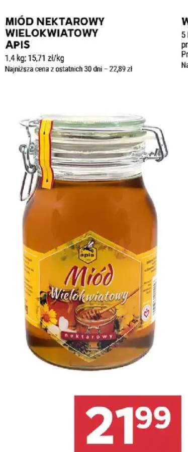 Miód nektarowy wielokwiatowy Apis