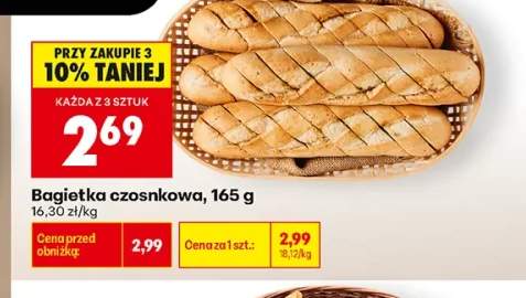 bagietka z masłem czosnkowym