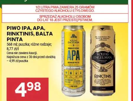Piwo IPA Volfas Engelman +3 warianty