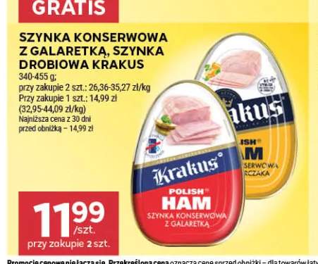 Szynka konserwowa z galaretką Krakus +1 wariant